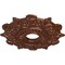 Ekena Millwork Preston Ceiling Medallion (Fits Canopies up to 4"), Hnd-Painted Copper Penny, 17 1/2"OD x 4"ID x 1"P CM17PRCPS - alternate 3